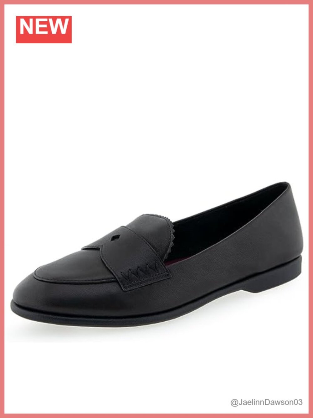 Aerosoles Benvenuto Women's Leather Slip-On Loafers Ortholite Cushioned Flats